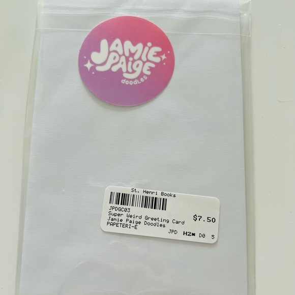 FREE 🆓 with Any Two Purchases - Jamie Paige Designed Card - Picture 2 of 2